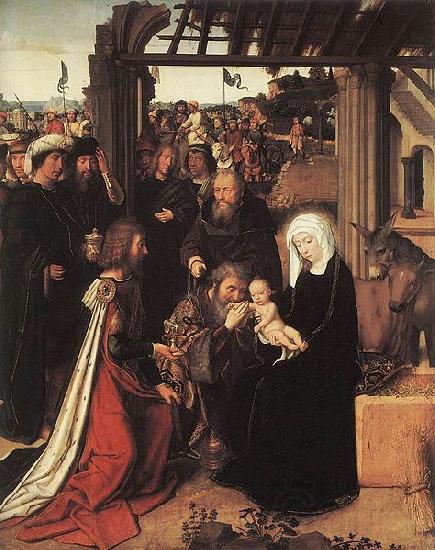 Gerard David The Adoration of the Magi Norge oil painting art